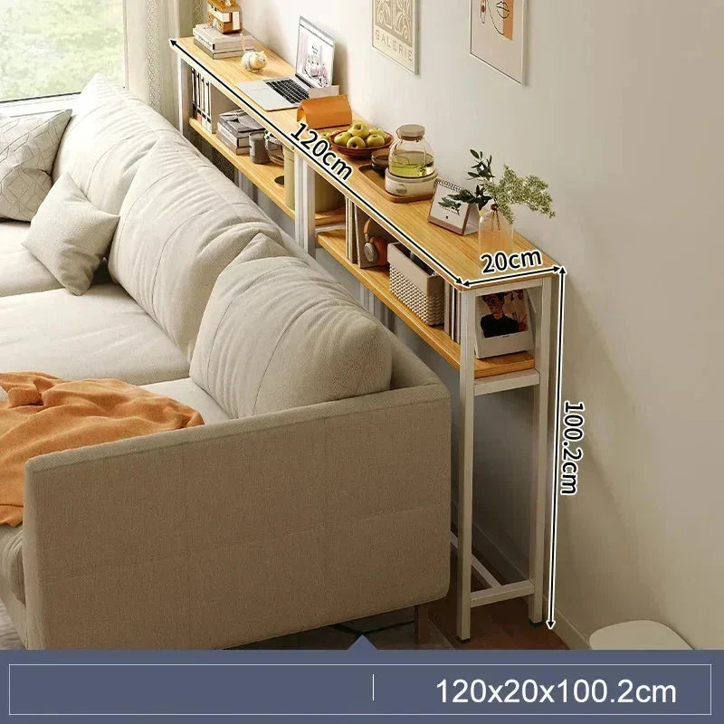 Sofa Gap Table Narrow Modern Space-Saving Table - Image 8