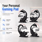 Supernova Zero-Gravity Futuristic Cockpit Gaming Workstation