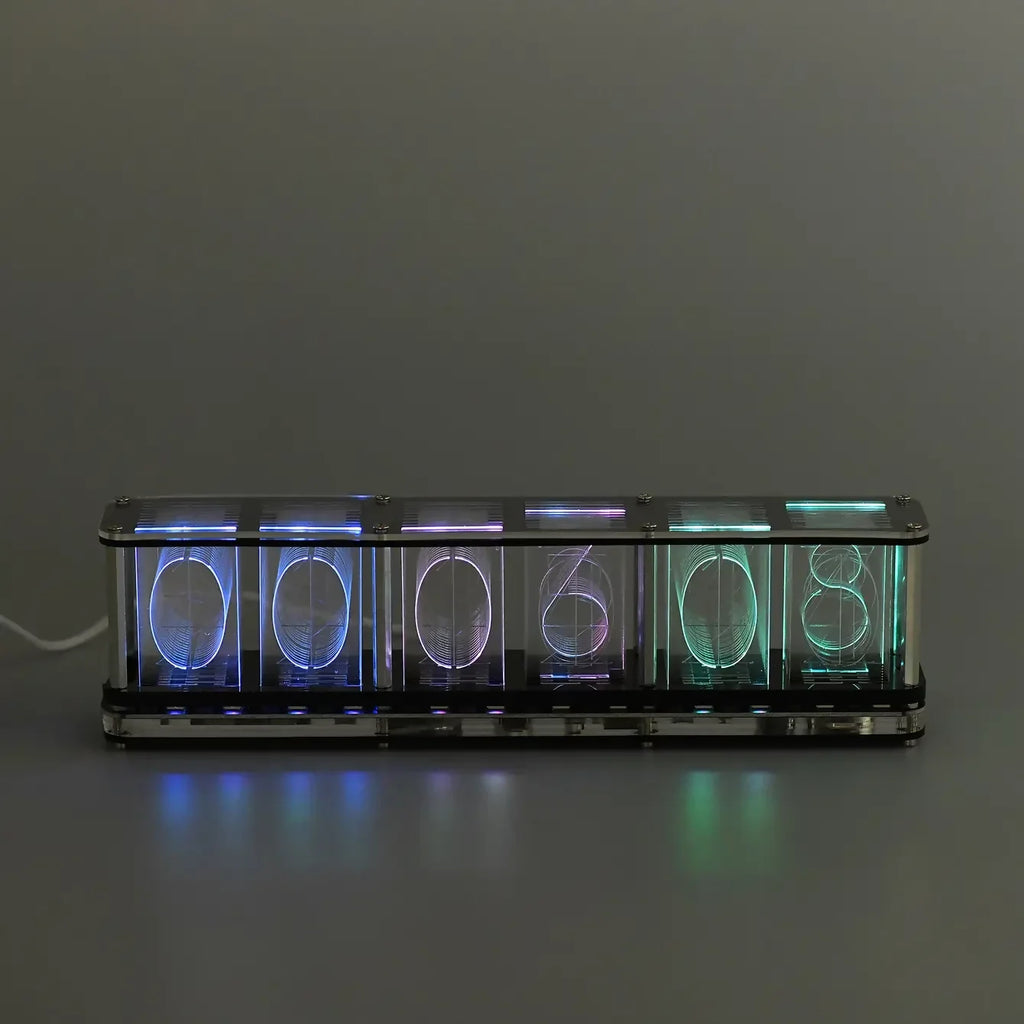 RGB TUBE CLOCK - Image 0